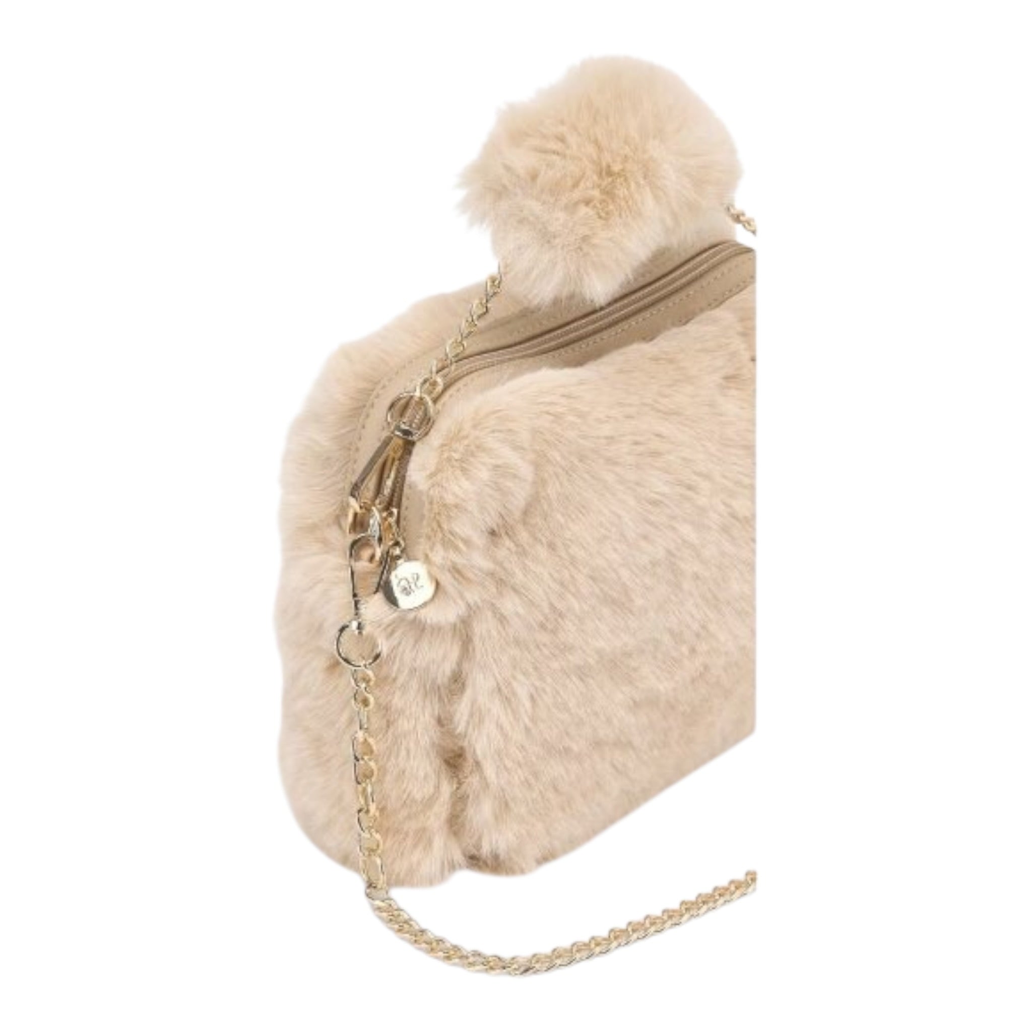 Abel & Lula Borsa tinta unita Peluche Beige per Bambina 5980 BEIGE ABEL & LULA 
