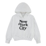 Abercrombie Kids Felpa tinta unita con Cappuccio E Paillettes Panna per Bambina 43AH82 PANNA ABERCROMBIE KIDS 