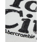 Abercrombie Kids Felpa tinta unita con Cappuccio E Paillettes Panna per Bambina 43AH82 PANNA ABERCROMBIE KIDS 