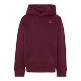 Abercrombie Kids Felpa tinta unita con Cappuccio E Logo Bordeaux per Bambino 93AF04 BORDEAUX ABERCROMBIE KIDS 