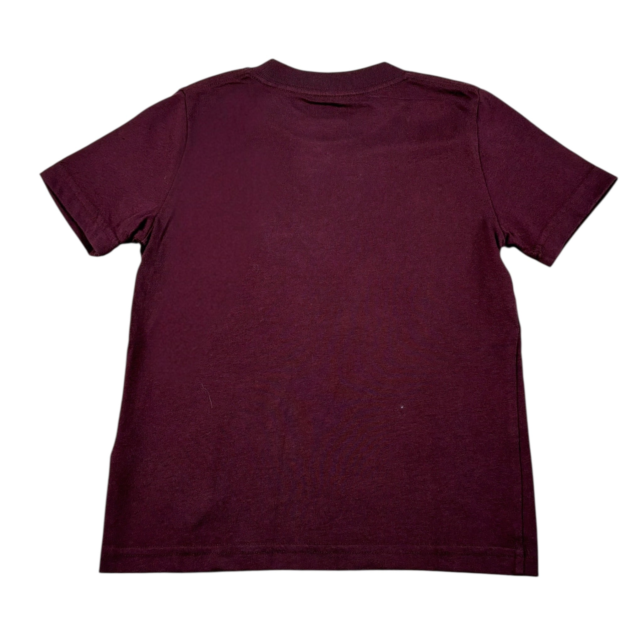 Abercrombie Kids T-Shirt tinta unita con Stampa Bordeaux per Bambino WIIWIW BORDEAUX  