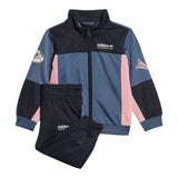 Adidas Completo 2Pz Felpa con Zip-Pantalone Blu per Neonata HK9779 BLU Adidas 