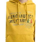 Aeronautica Militare Felpa tinta unita con Cappuccio E Stampa Giallo per Neonato 242FE0001AJRF758 GIALLO AERONAUTICA MILITARE 