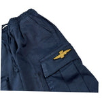 Aeronautica Militare Pantalone tinta unita con Tasconi Blu per Neonato 242PA0001AIRCT3447N BLU AERONAUTICA MILITARE 