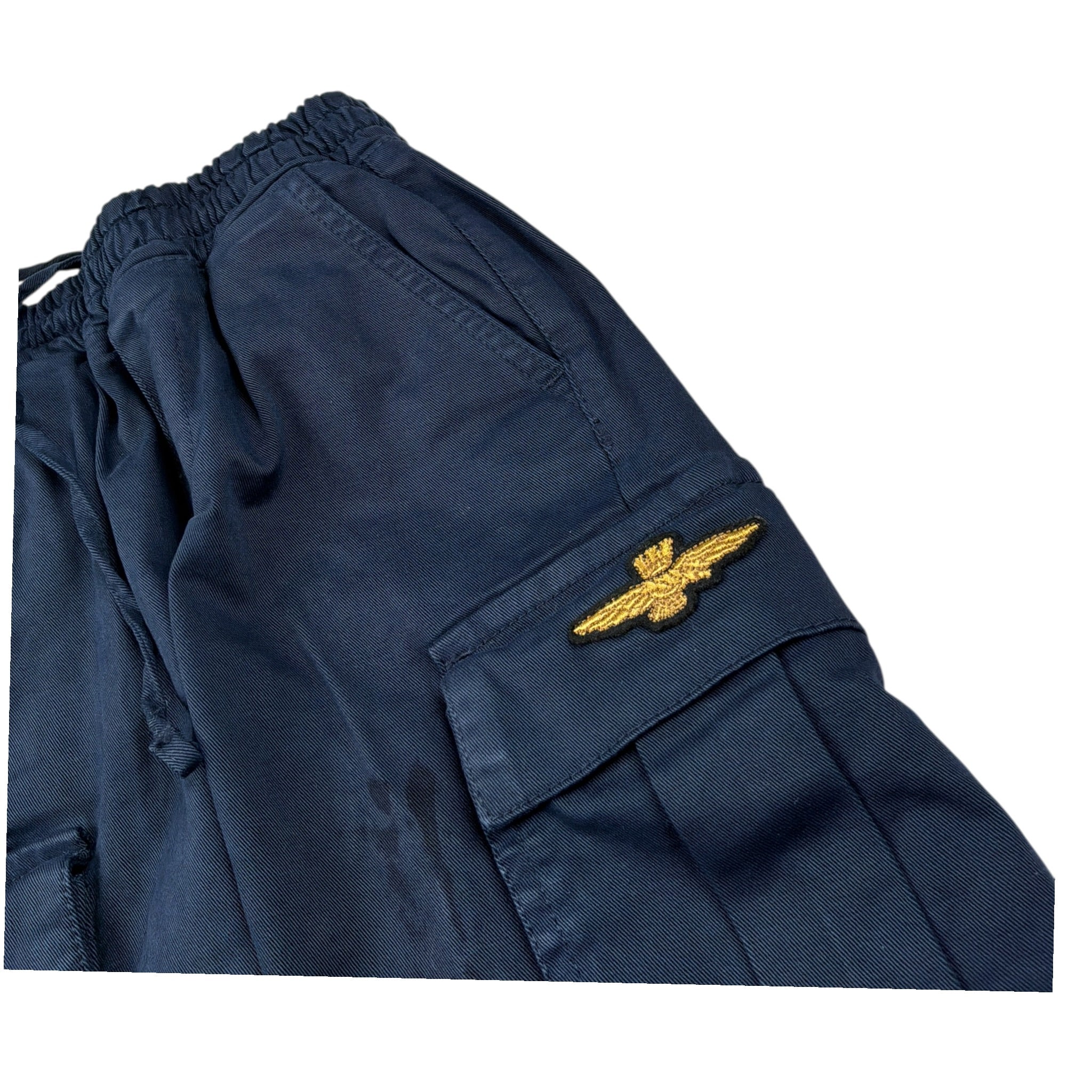 Aeronautica Militare Pantalone tinta unita con Tasconi Blu per Neonato 242PA0001AIRCT3447N BLU AERONAUTICA MILITARE 