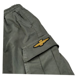 Aeronautica Militare Pantalone tinta unita con Tasconi Verde per Neonato 242PA0001AIRCT3447N VERDE AERONAUTICA MILITARE 