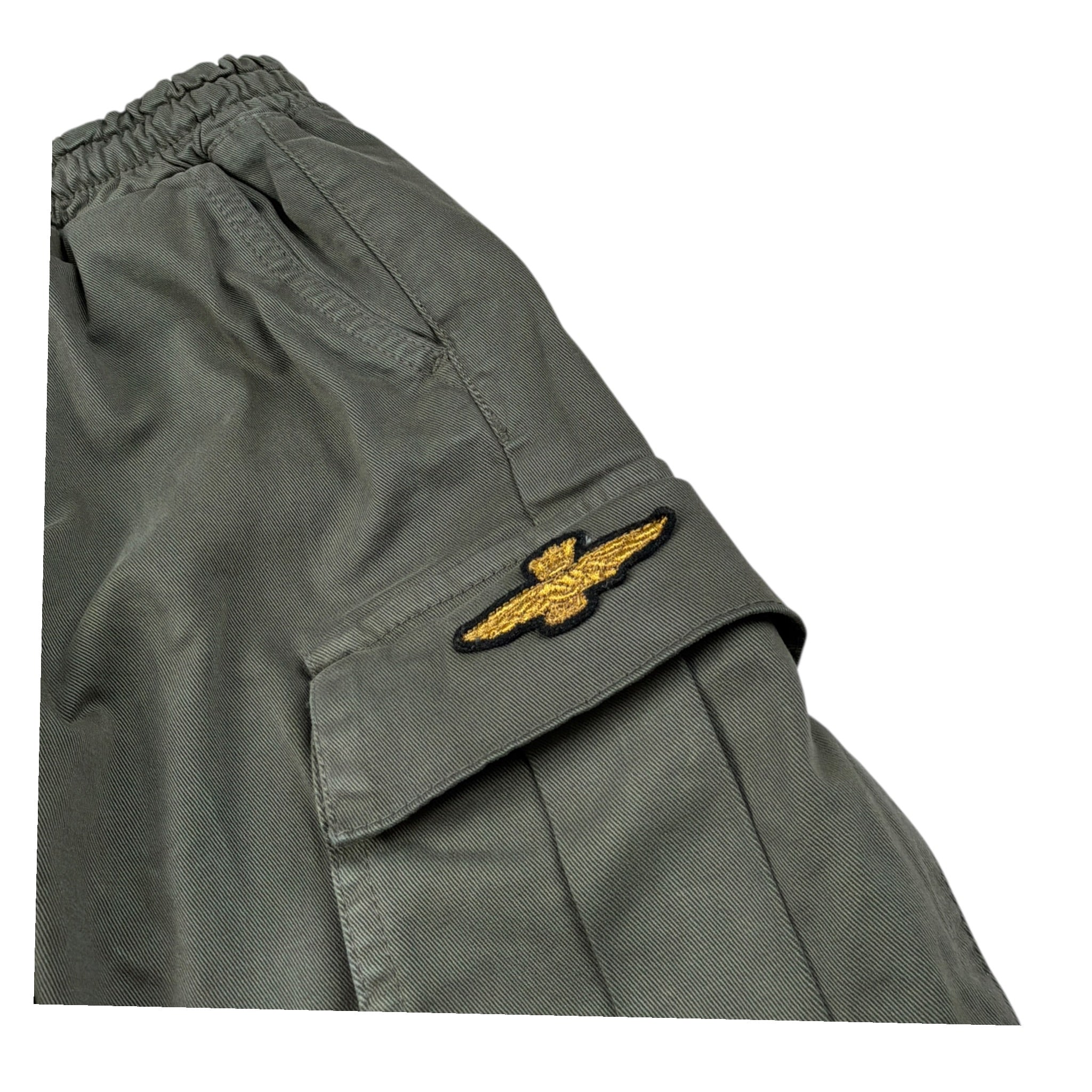 Aeronautica Militare Pantalone tinta unita con Tasconi Verde per Neonato 242PA0001AIRCT3447N VERDE AERONAUTICA MILITARE 