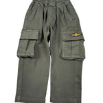 Aeronautica Militare Pantalone tinta unita con Tasconi Verde per Neonato 242PA0001AIRCT3447N VERDE AERONAUTICA MILITARE 