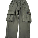 Aeronautica Militare Pantalone tinta unita con Tasconi Verde per Neonato 242PA0001AIRCT3447N VERDE AERONAUTICA MILITARE 