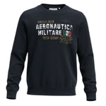 Aeronautica Militare Felpa tinta unita con Stampa Nero per Neonato 242TF0001AJRF758N NERO AERONAUTICA MILITARE 