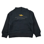 Aeronautica Militare Felpa Chiusa con Cappuccio tinta unita Nero per Neonato 252FE0046A NERO AERONAUTICA MILITARE 