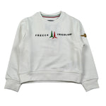 Aeronautica Militare Felpa Chiusa Girocollo tinta unita con Stampa Bianco per Neonato 252FE0057AN BIANCO AERONAUTICA MILITARE 