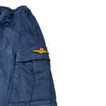 Aeronautica Militare Pantalone tinta unita con Elastico In Vita Blu per Bambino 252PA0001A BLU AERONAUTICA MILITARE 