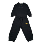 Aeronautica Militare Completo 2 Pezzi Felpa-Pantalone tinta unita Nero per Neonato 252TF0008A NERO AERONAUTICA MILITARE 