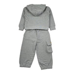 Aeronautica Militare Completo 2 Pezzi Felpa-Pantalone tinta unita Grigio per Neonato 25TF0007A GRIGIO AERONAUTICA MILITARE 