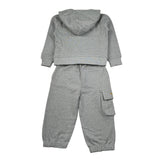 Aeronautica Militare Completo 2 Pezzi Felpa-Pantalone tinta unita Grigio per Neonato 25TF0007A GRIGIO AERONAUTICA MILITARE 