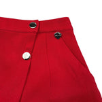 Alice Pi Short tinta unita con Elastico In Vita Rosso per Bambina 2414 ROSSO ALICE PI 