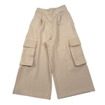Alice Pi Pantalone tinta unita con Tasconi Beige per Neonata 2420N BEIGE ALICE PI 