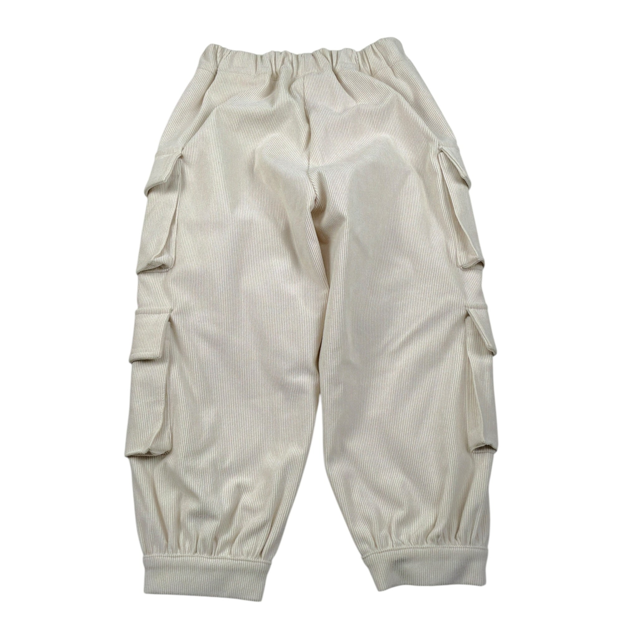Alice Pi Pantalone tinta unita con Tasconi Beige per Bambina 2428J BEIGE ALICE PI 