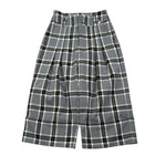 Alice Pi Pantalone tinta unita con Fantasia A Quadri Grigio per Bambina 2499 GRIGIO ALICE PI 
