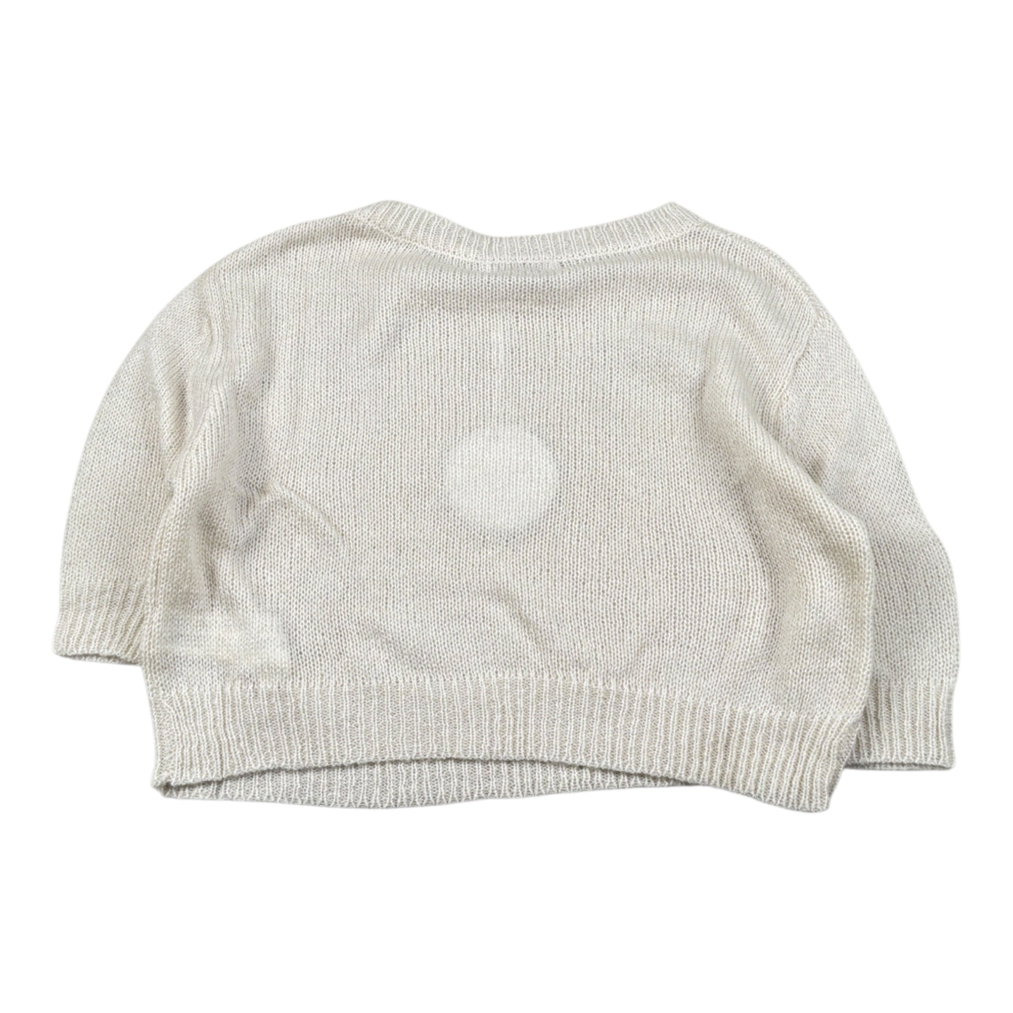 Alice Pi Maglia tinta unita Girocollo Panna per Neonata 2842 PANNA ALICE PI 