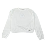 Alice Pi Maglia tinta unita Girocollo Bianco per Bambina 3800 BIANCO ALICE PI 