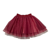 Alice Pi Gonna tinta unita In Tulle Rosso per Neonata W231302 ROSSO ALICE PI 