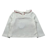 Alice Pi Shirt tinta unita con Colletto Bianco per Neonata W231601 BIANCO ALICE PI 