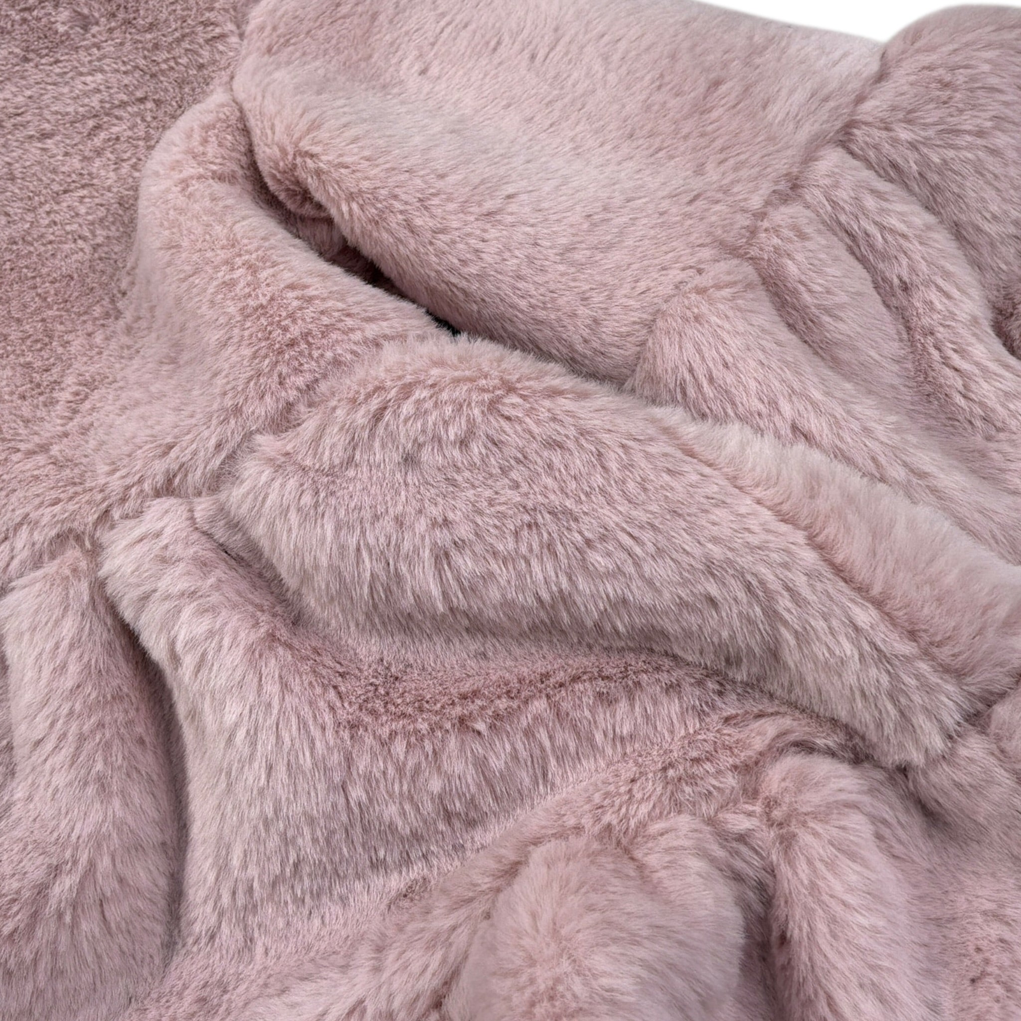 Allegra Cappotto tinta unita Pellicciotto Rosa per Neonata A0537A ROSA ALLEGRA 