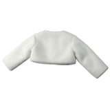 Allegra Coprispalle tinta unita In Pelliccia Bianco per Neonata A0563AL BIANCO ALLEGRA 