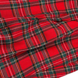 Ambaraba' Pantalone tinta unita con Fantasia Scozzese Rosso per Neonato FM36077 ROSSO AMBARABA' 