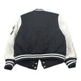 American College Giubbino College tinta unita con Maniche In Contrasto Nero per Bambino AC7J NERO AMERICAN COLLEGE 