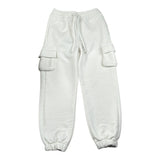 Amiuni Pantalone Modello Tuta tinta unita Bianco per Bambina AG802025 BIANCO AMIUNI 