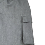 Amiuni Pantalone tinta unita con Elastico In Vita Grigio per Bambina AG806125 GRIGIO AMIUNI 