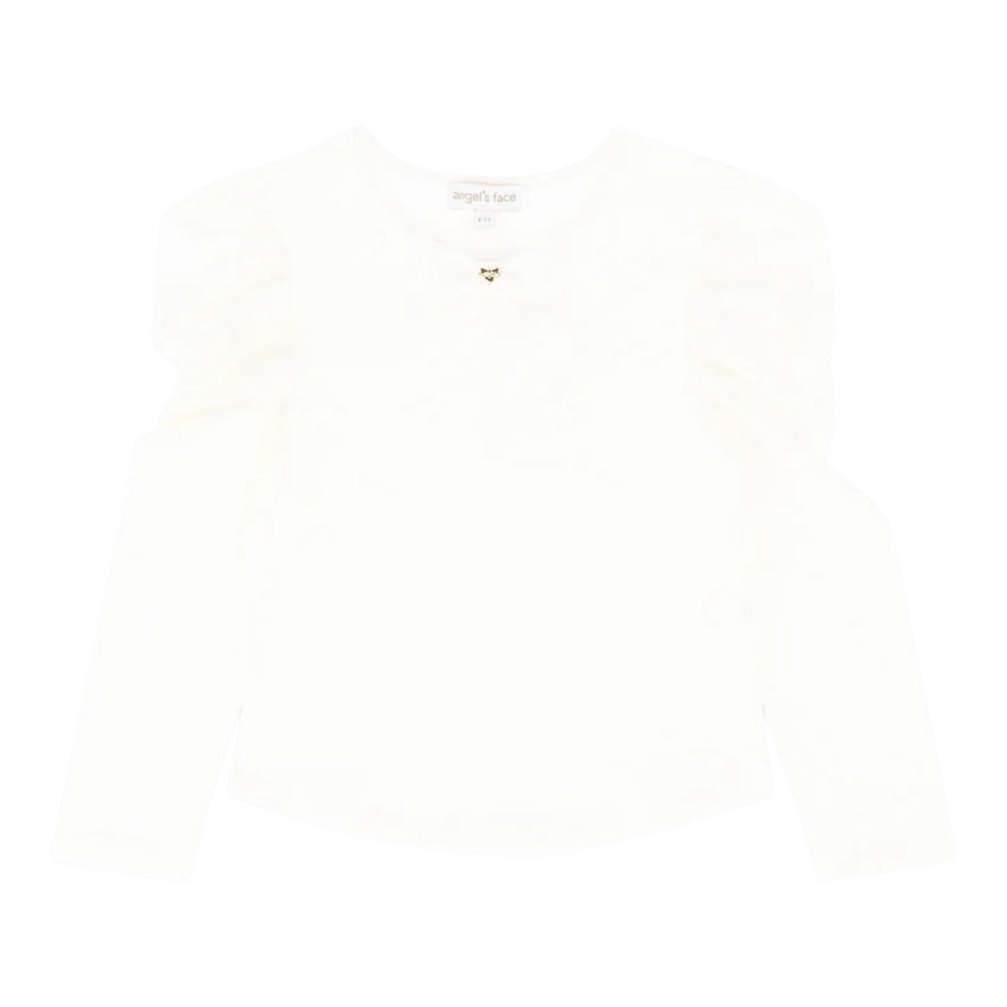 Angel'S Face Shirt Girocollo tinta unita con Fiocco Bianco per Bambina SNOWDROP BIANCO ANGEL'S FACE 