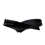 Aniye By Girl Cintura tinta unita con Borchie Nero per Bambina P11115043 NERO ANIYE BY GIRL 