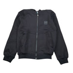 Antony Morato Felpa tinta unita con Zip E Cappuccio Nero per Bambino MKFL00541 NERO ANTONY MORATO 