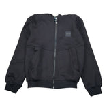 Antony Morato Felpa tinta unita con Zip E Cappuccio Nero per Bambino MKFL00541 NERO ANTONY MORATO 