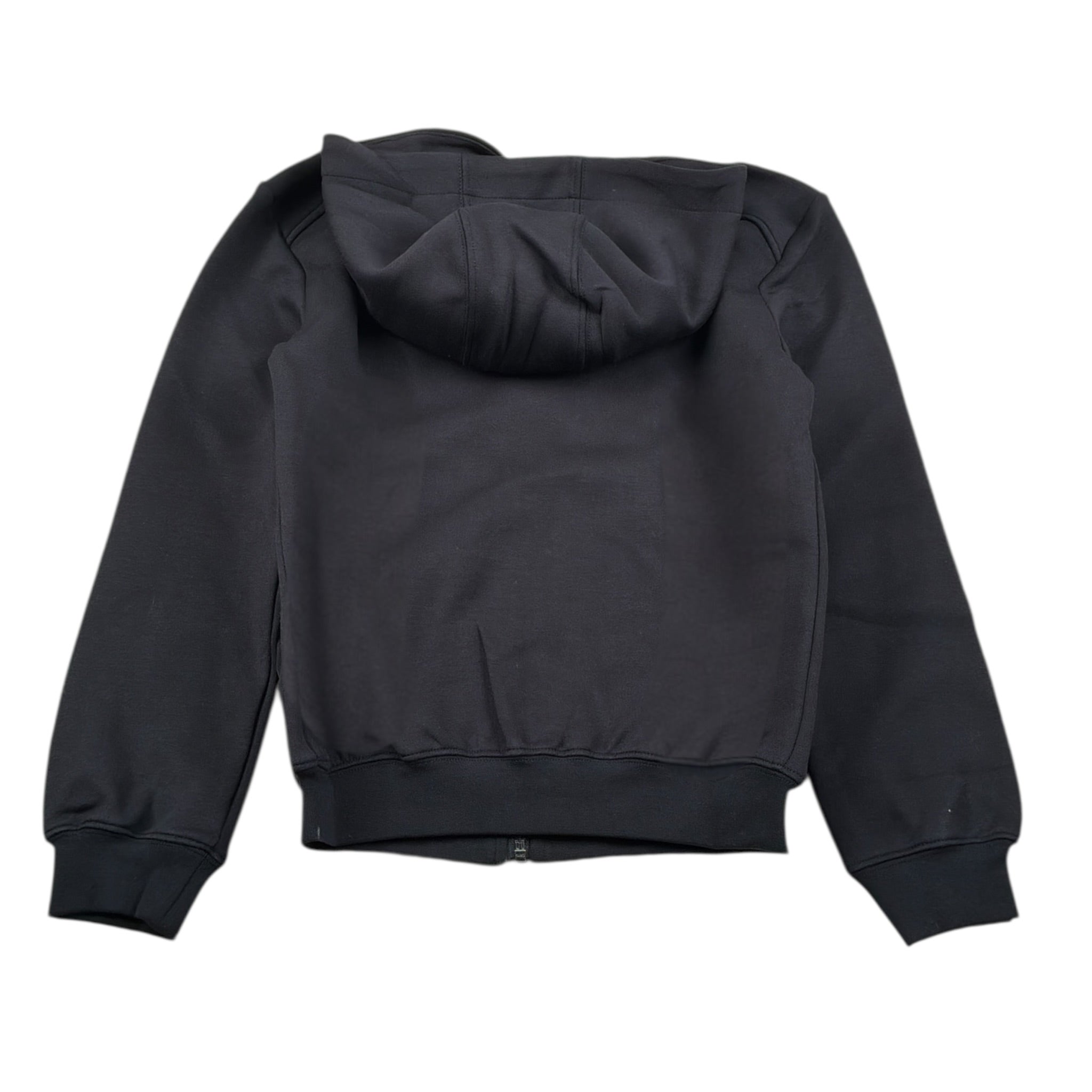 Antony Morato Felpa tinta unita con Zip E Cappuccio Nero per Bambino MKFL00541 NERO ANTONY MORATO 