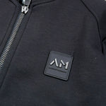 Antony Morato Felpa tinta unita con Zip E Cappuccio Nero per Bambino MKFL00541 NERO ANTONY MORATO 