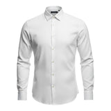 Antony Morato Camicia tinta unita con Microfantasia Bianco per Bambino MKSL00273 BIANCO ANTONY MORATO 
