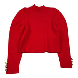 Artigli Maglia Mezzo Collo tinta unita Rosso per Bambina GM53037 ROSSO ARTIGLI 