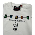 Aspen Polo Club Shirt Girocollo tinta unita con Stampa Bianco per Neonato 1055M000012 BIANCO ASPEN POLO CLUB 