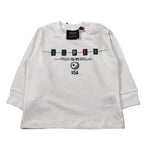 Aspen Polo Club Shirt Girocollo tinta unita con Stampa Bianco per Neonato 1055M000012 BIANCO ASPEN POLO CLUB 