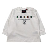 Aspen Polo Club Shirt Girocollo tinta unita con Stampa Bianco per Neonato 1055M000012 BIANCO ASPEN POLO CLUB 
