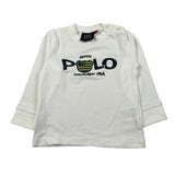 Aspen Polo Club Shirt Girocollo tinta unita con Logo Bianco per Neonato 1075M0440 BIANCO ASPEN POLO CLUB 