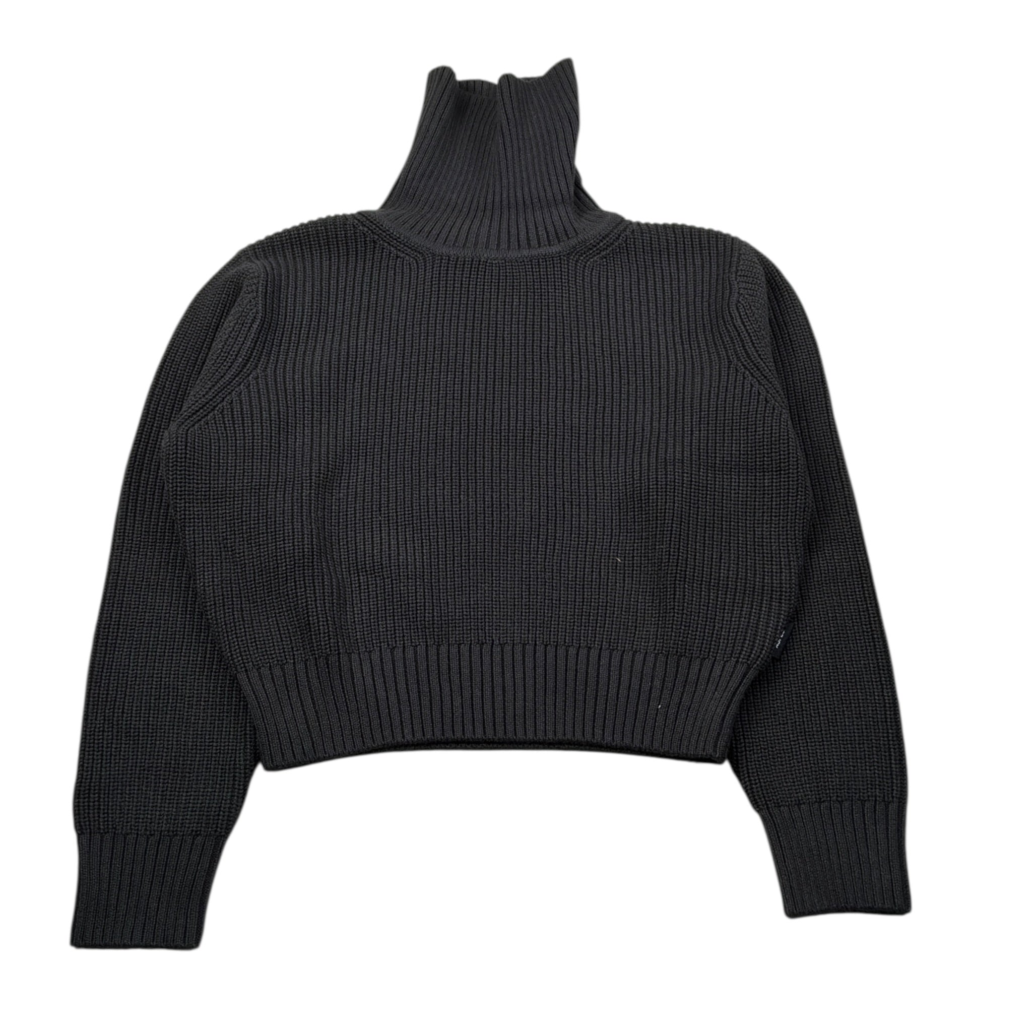 Aspesi Maglia Collo Alto tinta unita Nero per Bambina A25AM0013EM110 NERO ASPESI 
