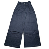 Aspesi Pantalone tinta unita Modello Palazzo Blu per Bambina A25APL0005J0033 BLU ASPESI 