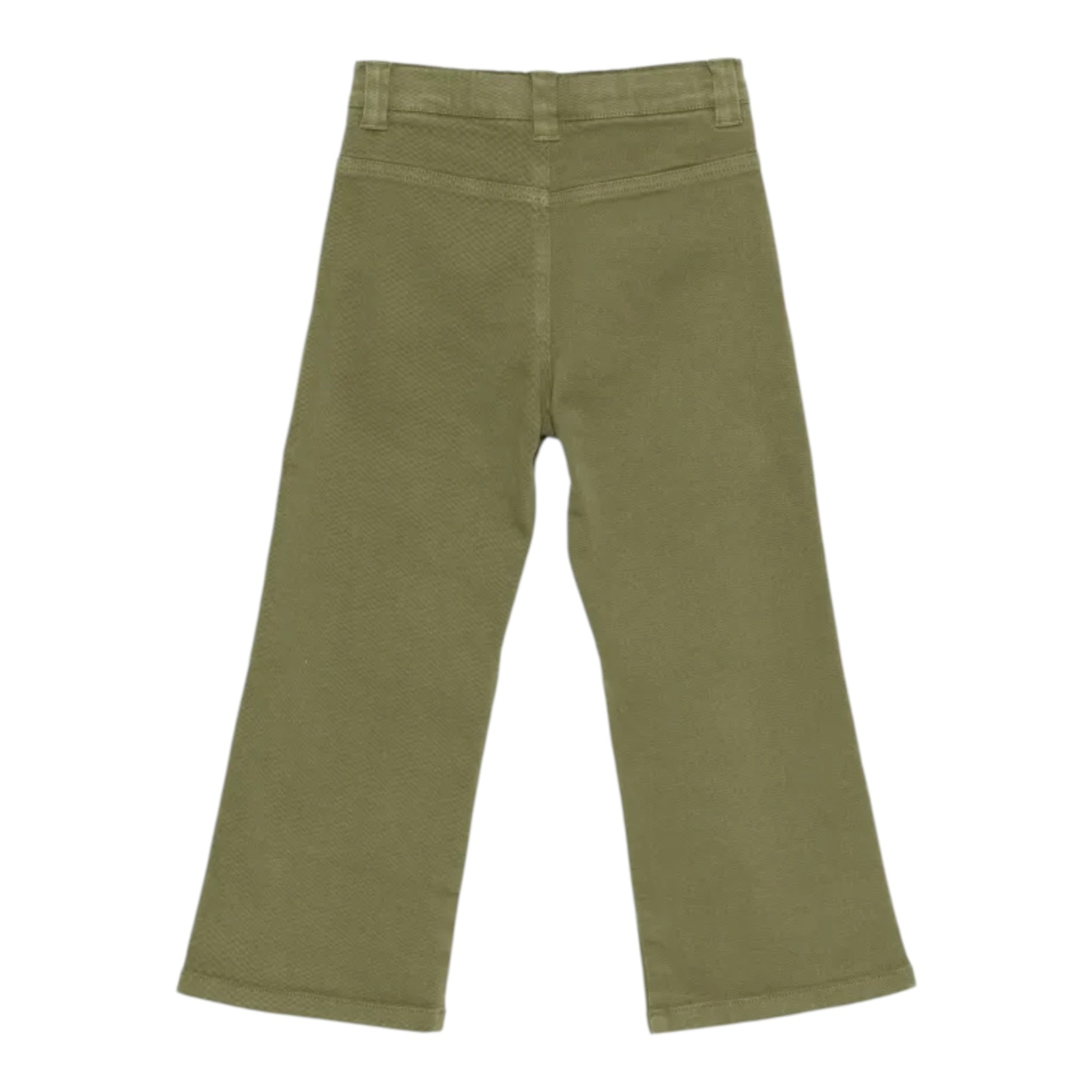 Aspesi Pantalone tinta unita con Girovita Regolabile Verde per Bambino A25APL0012C6051 VERDE ASPESI 