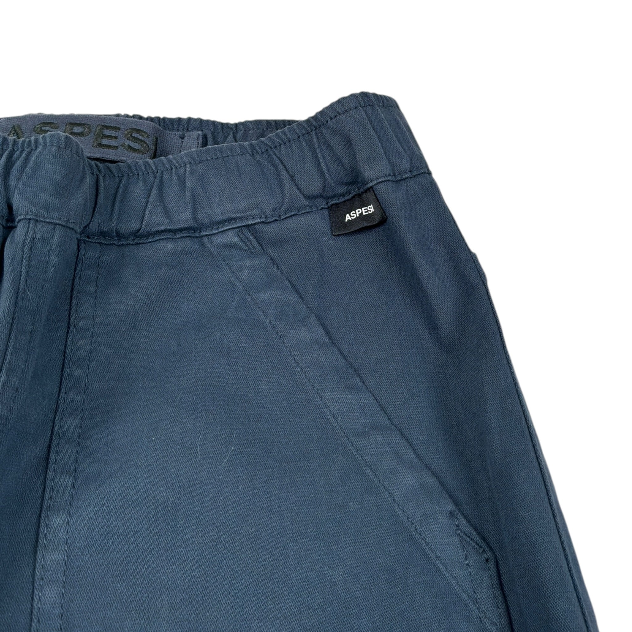Aspesi Pantalone tinta unita Modello Palazzo Blu per Bambina A25APL0024C6071 BLU ASPESI 
